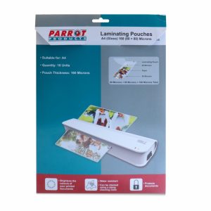 Laminating Pouches (A4 - Gloss - 220x310mm - 160 (80+80) Microns - Pack 10)