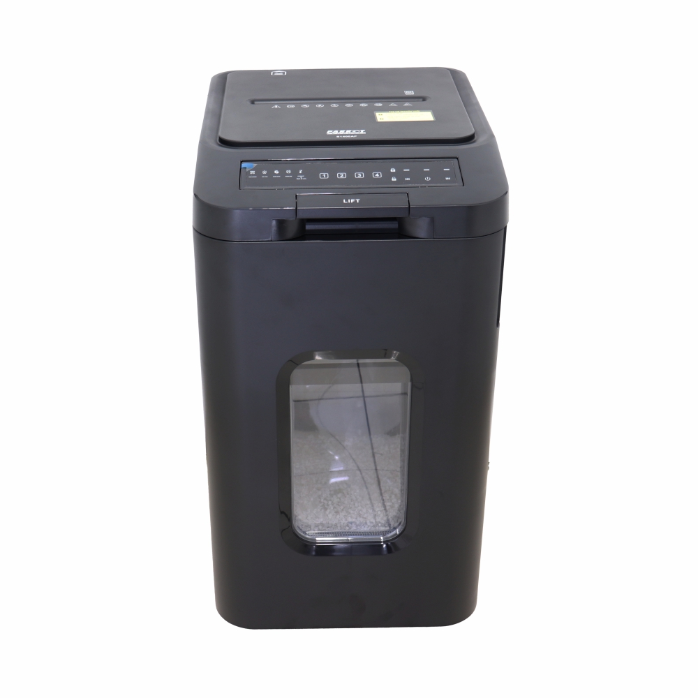 SHREDDER PAPER 400 SHEET 4 X 12MM MINI CROSS CUT AUTO FEED