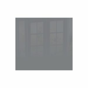 Decorative Glass Wall Tile (598 X 650 X 6mm) Metallic Silver