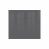 Decorative Glass Wall Tile (598 X 650 X 6mm) Met Gun Metal