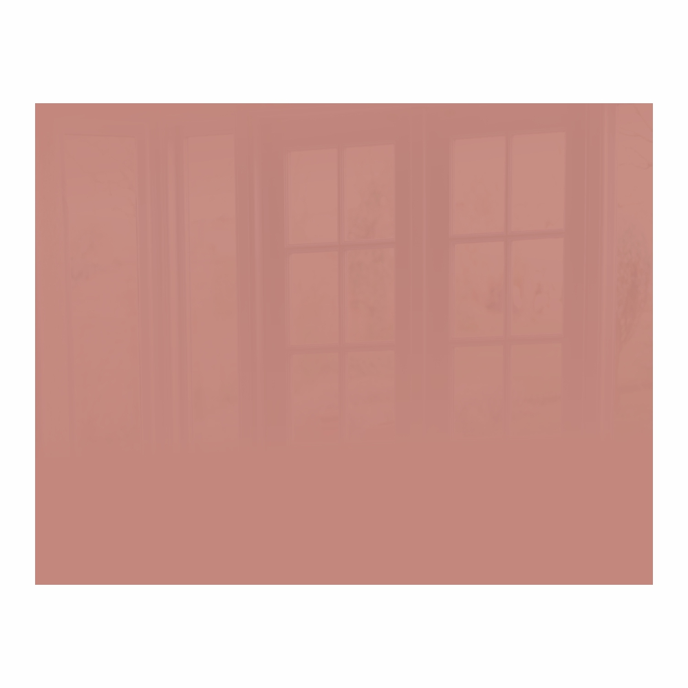 Decorative Glass Wall Tile (898 X 700 X 6mm) Rose Gold