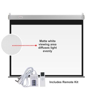 Electric Projector Screen 3050*2310mm (View: 2950*2210mm - 4:3)