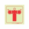 photoluminescent 190mm Safety Sign F49 Fire Pump Connection