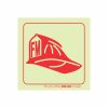 Photoluminescent 190mm Safety Sign F50 Fire Marshall