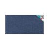 Bulletin Board Ribbed Aluminium Frame (1800x900mm - Denim)