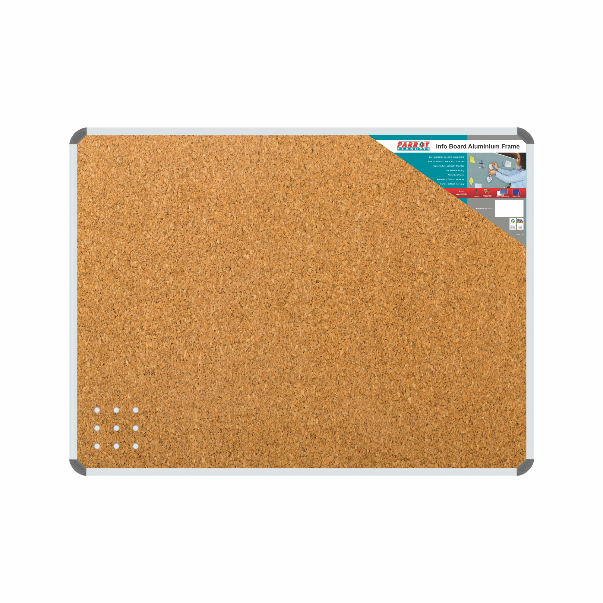 Info Board (Aluminium Frame - 600*450mm - Cork)