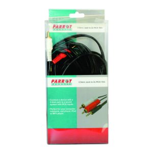 3.5mm Audio Jack to Two Male RCA cable (10 Meters)
