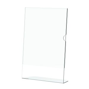 Acrylic Menu Holder - Single Sided - A6 Portrait - Box 5