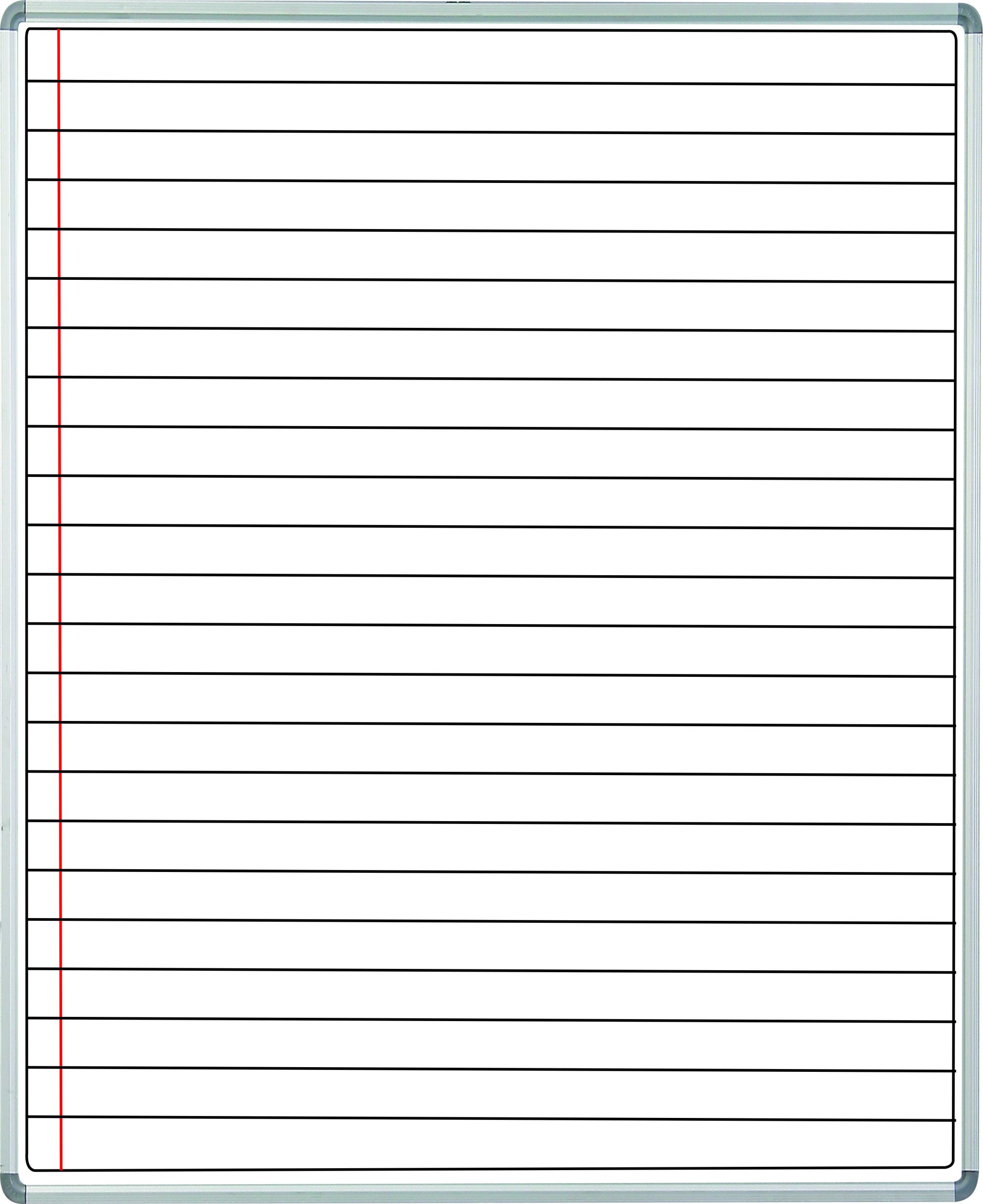 Educational Board Magnetic Whiteboard (1220*920 - White Lines - Side Panel - Option A)
