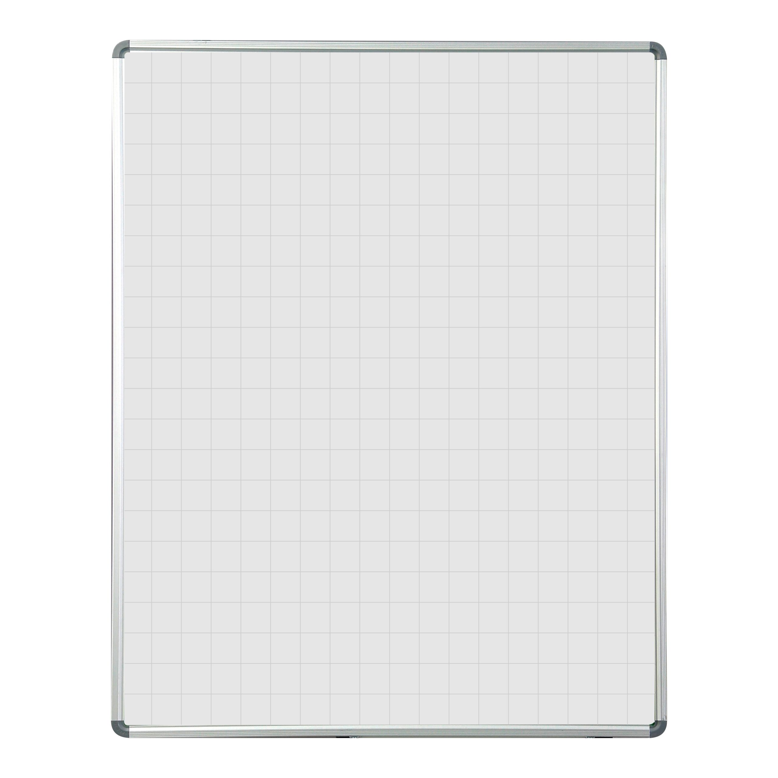 Educational Board Magnetic Whiteboard (1220*920 - Grey Squares - Side Panel - Option A)