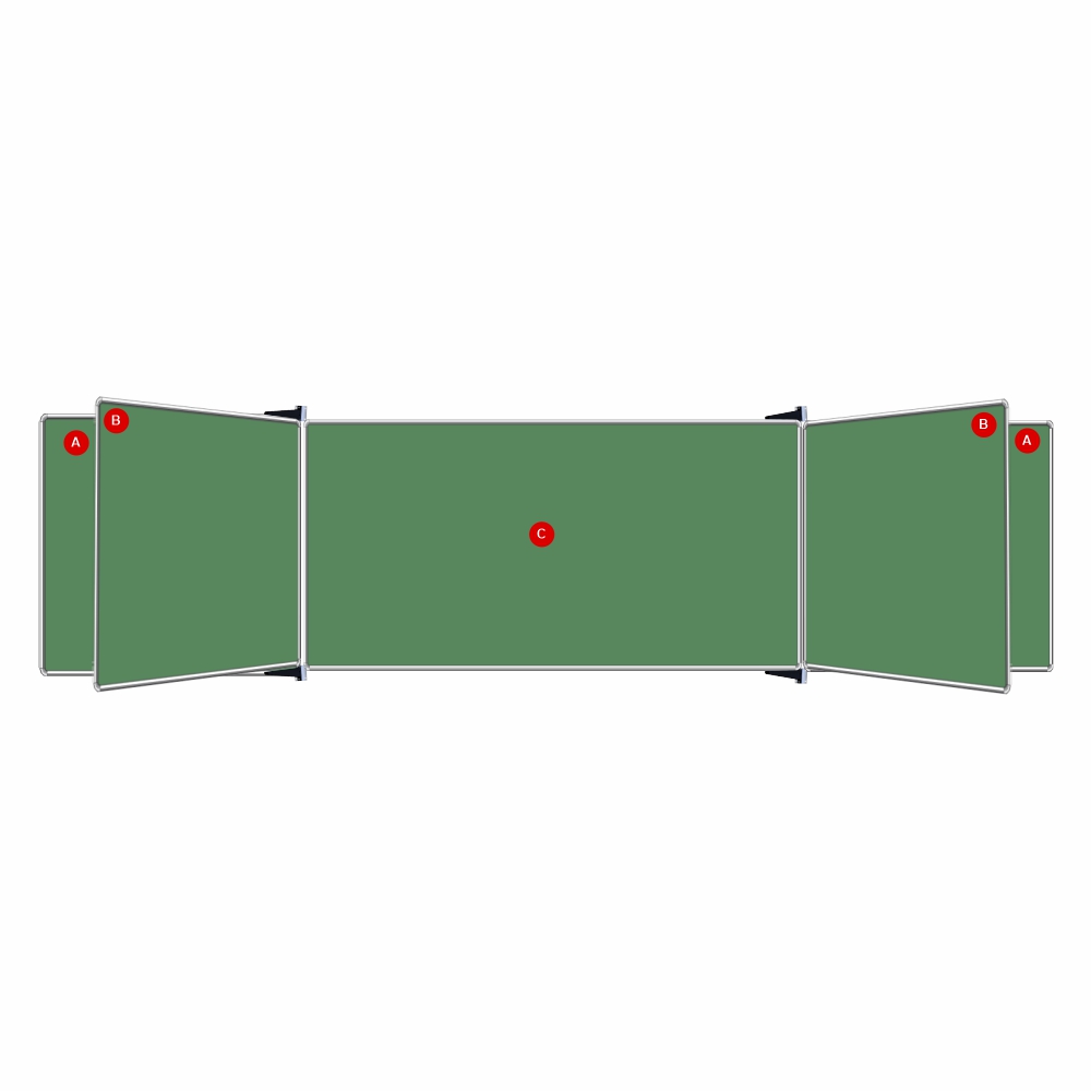Educational Board Magnetic Chalkboard (1220*1220 - Side Panel - Option A)