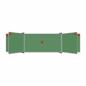 Educational Board Non-Magnetic Chalkboard (1220*910 - Swing Leaf - Option B)