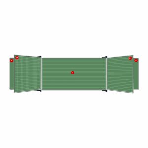 Educational Board Non-Magnetic Chalkboard (1220*1210 - Chalk Lines 1 Side - Swing Leaf - Option B)