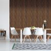 Slatted wall panel 600 x 2400 - Ebony