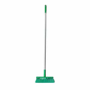 HACCP Hard Bristle Broom  Green Commercial Cleaning Broom