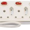 6 WAY MULTI-PLUG WITH SWITCH