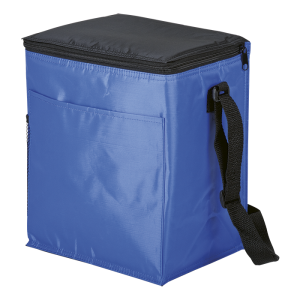 12 Can Cooler with 2 Exterior Pockets 70D PEVA Lining