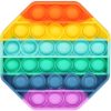 Sceedo Pop It Bubble Octagon Fidget – Rainbow