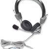 Manhattan Stereo Headset with Microphone & volume control