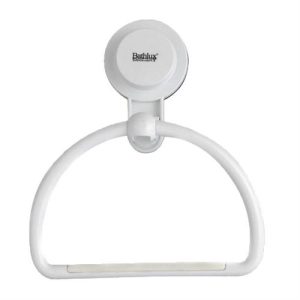 Bathlux Single Towel Rack with Suction Cup