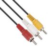 Rca Extended Cable R/Wh/Blk, Retail Box, No Warranty