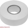 Ellies PVC 10 Metre Insulation Tape Pack Of 10 White