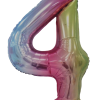 Casey 102cm Rainbow Balloon Number 4