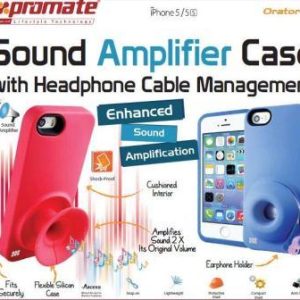 Promate Black  Orator-I5-Sound Amplifier case
