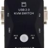 UniQue KVM 2 Port VGA USB 2.0 Manual Switch