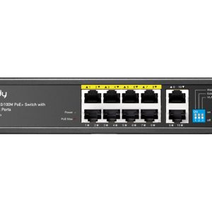 Cudy 10 Port Fast Ethernet 8 PoE 115W Switch