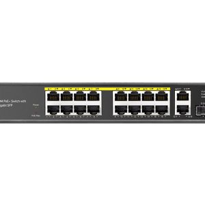 Cudy 16 Port Fast Ethernet PoE 190W 2 Gigabit 1SFP Switch