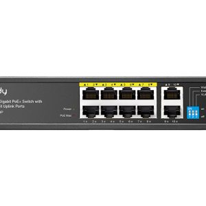 Cudy 10 Port Gigabit 8 PoE 100W PoE Switch