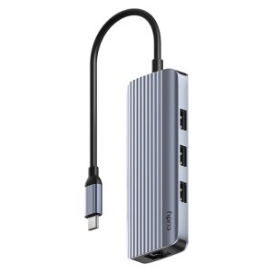 Cudy 6-in-1 4K 60Hz HDMI USB-A and USB-C Gigabit Ethernet Hub