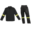 Barron Budget Poly Cotton Conti Suit with Reflective