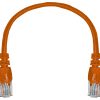 Linkbasic 22cm UTP Cat5e Flylead Orange