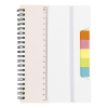A5 Notebook With Sticky Notes And Ruler