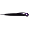 Swan Neck Design Ballpoint Pen with Black Barrel
