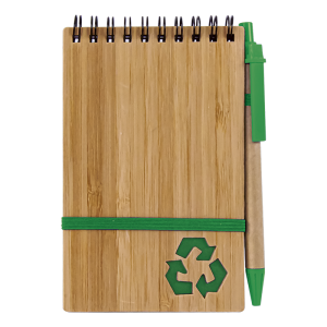 Bamboo Notebook With Pen