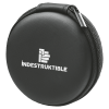 IND Aux Earphone with mic in round PU case