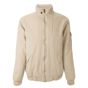 Cotton Bomber Sherpa-lined Jacket Mens