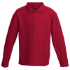 175g Pique Knit Long Sleeve Golfer Kiddies