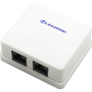 Linkbasic Cat6 Double Surface Mount Box