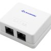 Linkbasic Cat6a Double Surface Mount Box