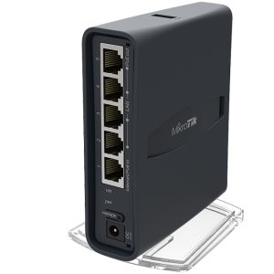 MikroTik hAP ac Lite Tower 5 Port Ethernet 750Mbps WiFi 5 Router