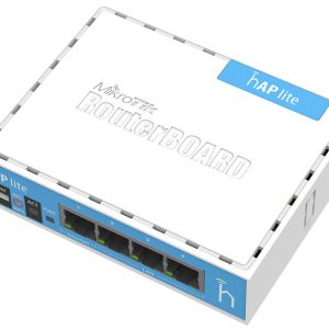 MikroTik hAP Lite 4 Port Ethernet 300Mbps WiFi 4 Router