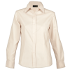 Brushed Cotton Twill Blouse Long Sleeve Ladies