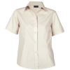 Brushed Cotton Twill Blouse Short Sleeve Ladies