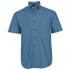 Denim Shirt Short Sleeve Mens