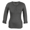 145g Henley Long Sleeve T-Shirt Ladies