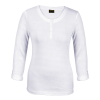 145g Henley Long Sleeve T-Shirt Ladies